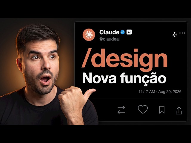 Claude Design FINALMENTE chegou no Claude Code (e é melhor)