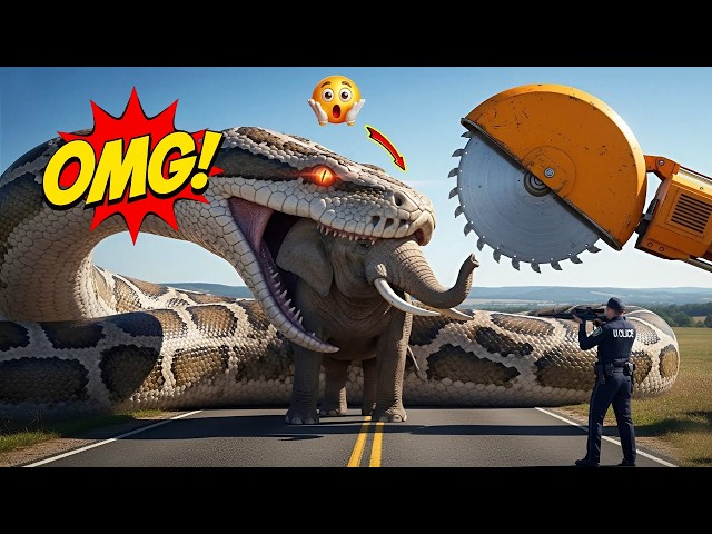 Horrifying Scene Giant Python Attacks Elephant – An Unexpected Outcome