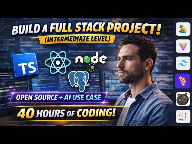 Become a Fullstack Developer: TypeScript, React, Node.js, PostgreSQL | Open Source | AI | Part 03