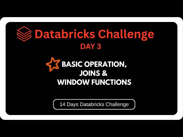Databricks Challenge | Apache Spark | Spark joins & window functions