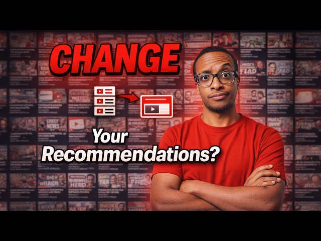 Using playlists to change your recommendation feed (change algorithm)