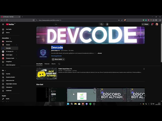DİSCORD V14 SUB BOTU ONAYLI