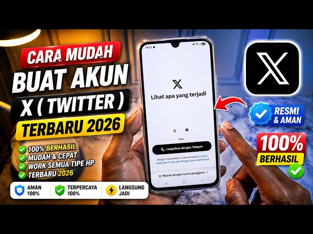 How to Create an X Twitter Account | Newest X Twitter Account Registration 2026