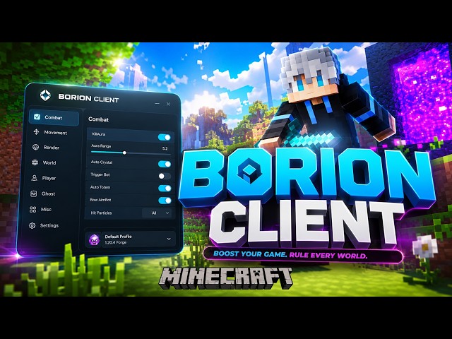 Borion Client 2026 - Minecraft Hacked Client - Free Download PC 1.21