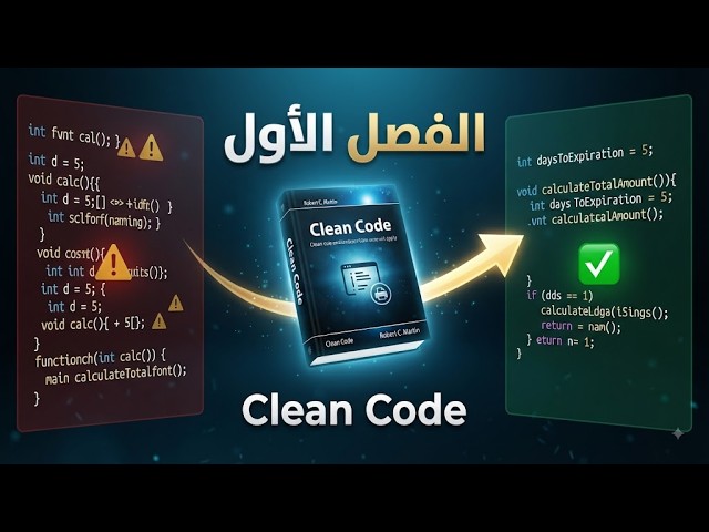 01. كتاب الكود النظيف _ الفصل الأول _ Clean Code