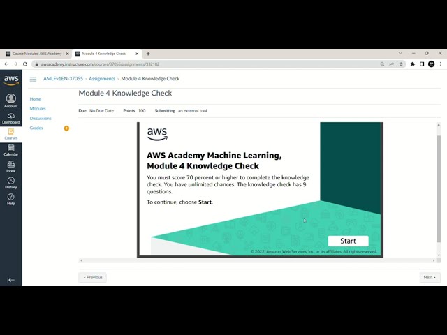 AWS Academy Machine Learning | Introducing Forecasting || Module 4 Knowledge Check
