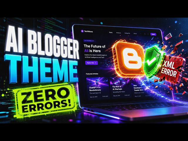 How to Make a Responsive Blogger Template with Claude AI | Step-by-Step