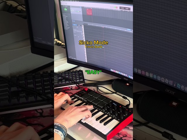 How to Play SICKO MODE by Travis Scott (EASY)       #travisscott #drake #tutorial