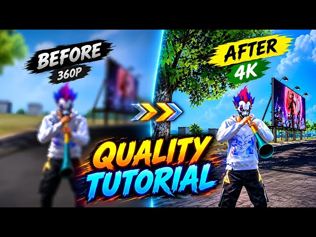 FREE FIRE VIDEO 4K QUALITY EDITING TUTORIAL 🔥 | Simple Step-by-Step Editing 2026
