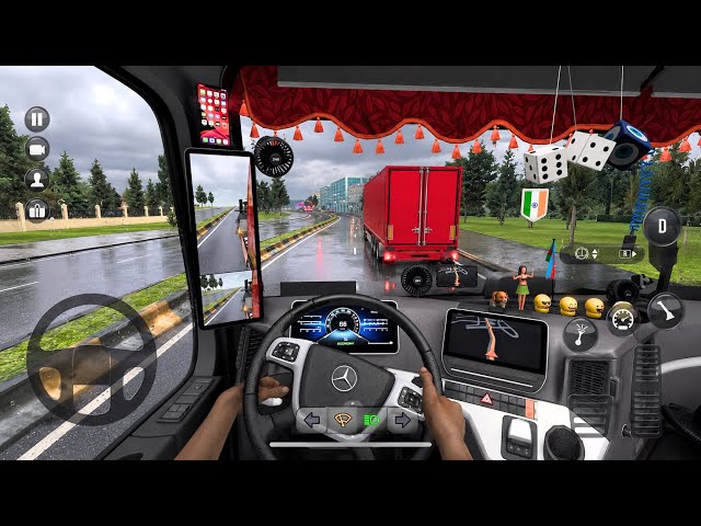 Mercedes-Benz Actros L 1848 Carrying Military Helicopter | Truck Simulator Ultimate Mobile Gameplay