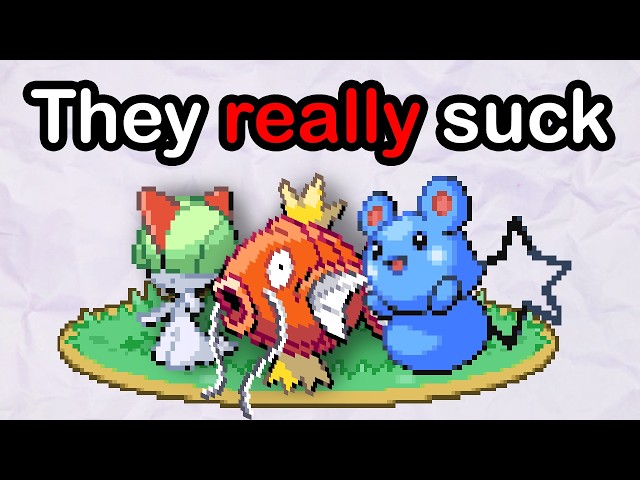 Can the WORST 6 Pokémon Become Champions? (No Overleveling)
