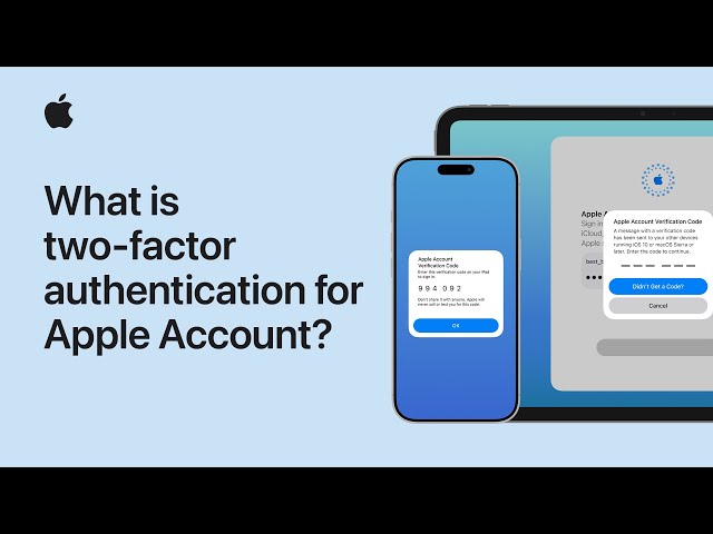 What is two-factor authentication for Apple Account? | Apple Support
