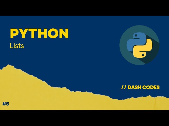 Python tutorials for beginners | Python  lists | #5