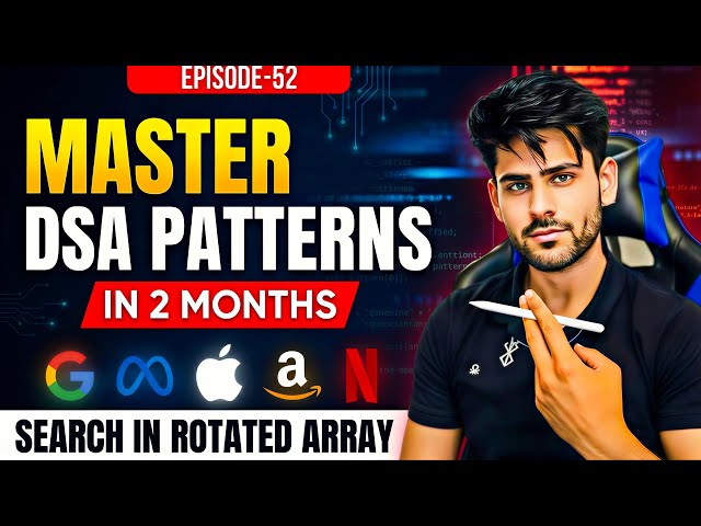 Search Element in Rotated Sorted Array | Binary Search DSA Pattern