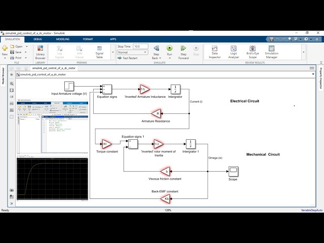 Modeling a DC Motor System | Part 1: Electrical & Mechanical Circuits (MATLAB/Simulink)