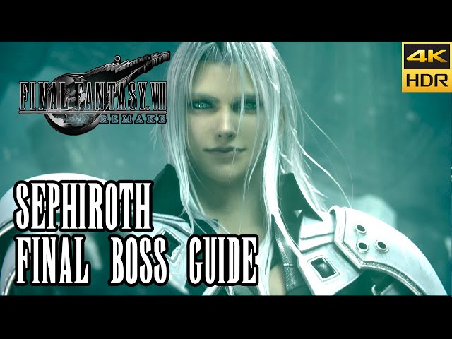 Guía del jefe final Sefirot - Singularidad - Final Fantasy VII Remake [4k HDR]