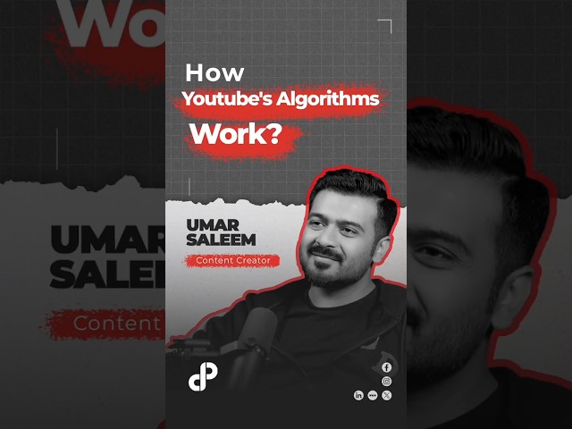 How Youtube's Algorithms Work? Feat. Umar Saleem, Content Creator #youtube #algorithm