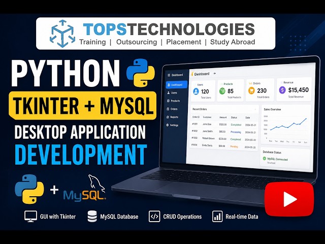 Python Tkinter + MySQL Desktop Application Development