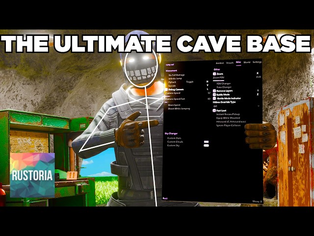 How I Spent 24 HOURS in a CAVE While Using CHEATS - Rust Cheats
