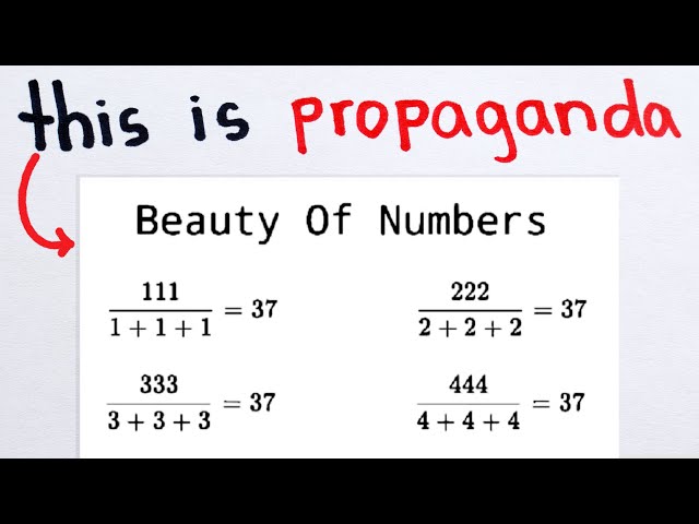 Bad Internet Math Propaganda