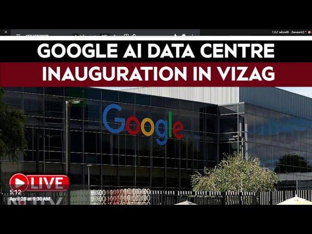 Google Data Center  inauguration Live  Signs AIPMC