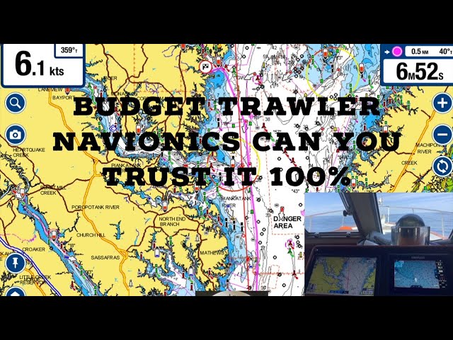 Navionics boating navigation can it be trusted doing America's Great Loop in old trawler