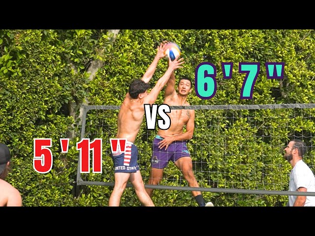 Backyard Volleyball vs PROFESSIONALS (Power Play Edition)