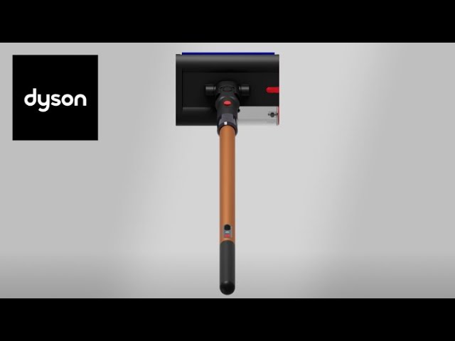 Guía de cuidado del Dyson PencilWash™: base, alertas, bandeja de goteo y batería