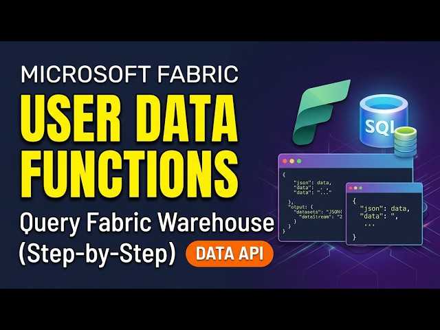 Microsoft Fabric : User Data Functions + Fabric Warehouse | Step-by-Step Integration Demo