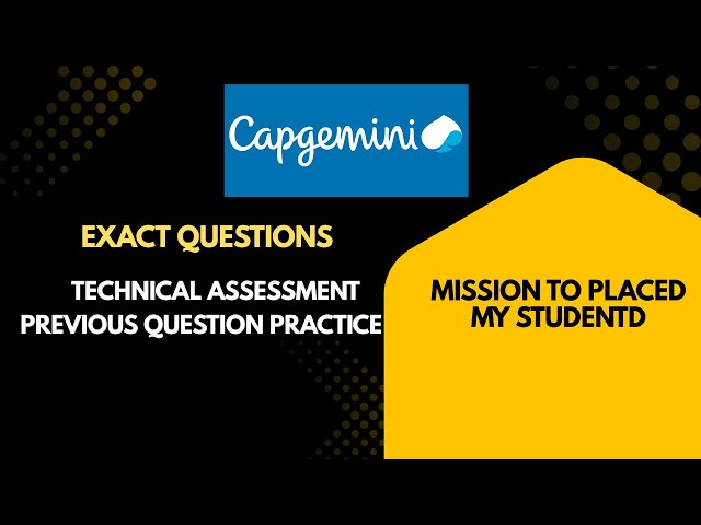 Top 15 Capgemini Coding Questions with Answers | Java, C++ & Python | 2025 Placement Prep