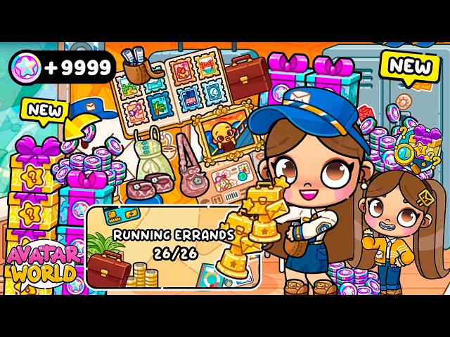 Como CONSEGUIR TODAS LAS MONEDAS Y SECRETOS de RUNNING ERRANDS 🤩 Nueva Actualizacion en Avatar World