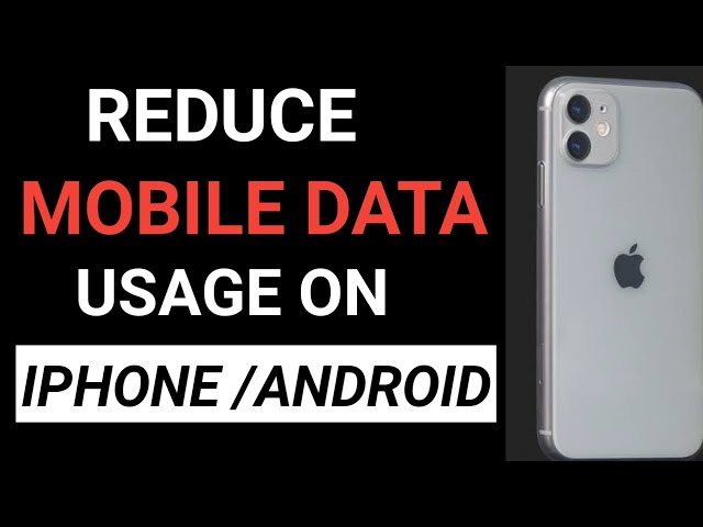 (Step- by- step tutorial) 2 Reduce data usage/how to reduce data consumption in android and iphone.