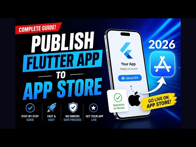How to Publish Flutter iOS App on App Store in 2026 Step-by-Step | Fastest Way