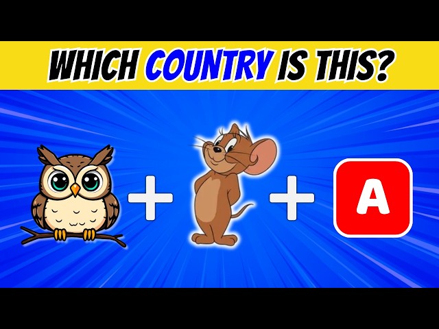 Guess the Country by the Visual Puzzles 🤔 | 42 Rebus Riddle Challenges (98% Fail) ❌