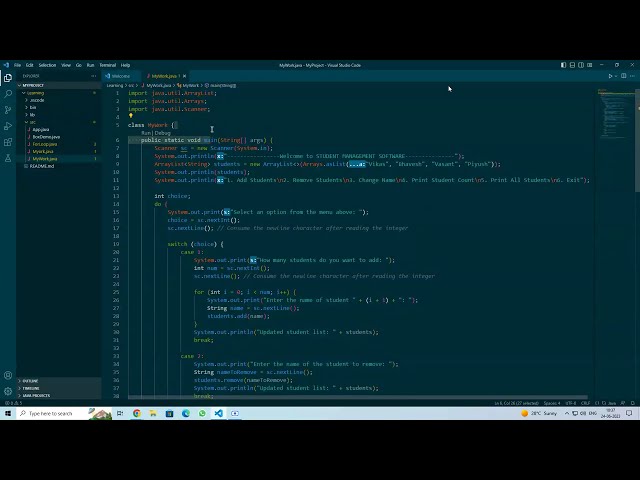 Student Management Software || Java