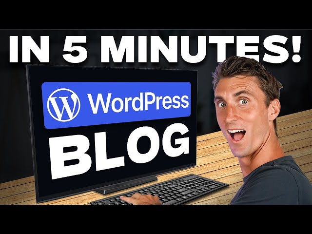 How To Start A Wordpress Blog In 5 Minutes - 2026 Beginner Tutorial
