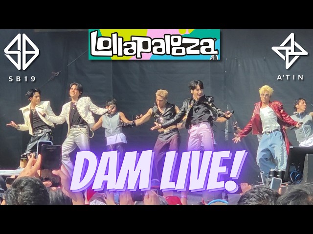 SB19 DAM Live at Lollapalooza Chicago 2026 Fancam