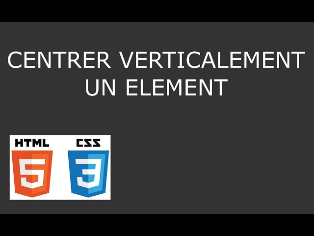 [CSS] Position un élement au milieu d'une div