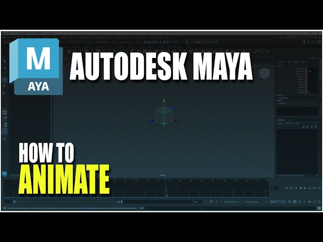 Autodesk Maya How To Animate