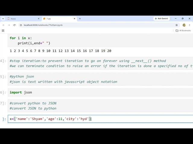 Day 17  -- Iterators & Comprehension