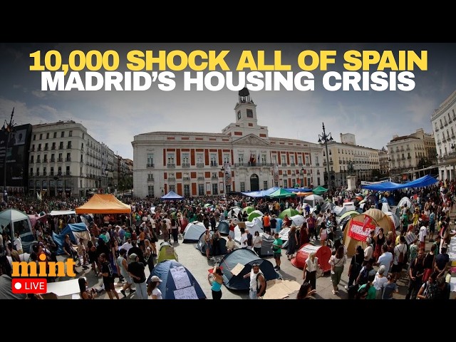 Spain Housing Crisis LIVE: Dozens of Housing Protesters Still Camped Out at Madrid's Puerta del Sol
