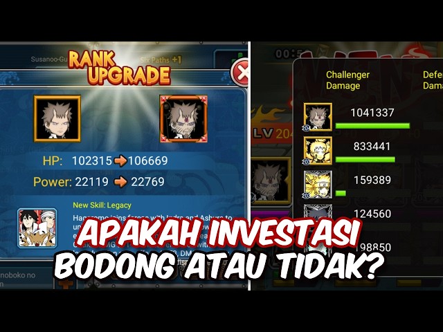 AWAKEN HAGOROMO & UPGRADE GATE 200 LANGSUNG! - Ninja Rebirth Indonesia