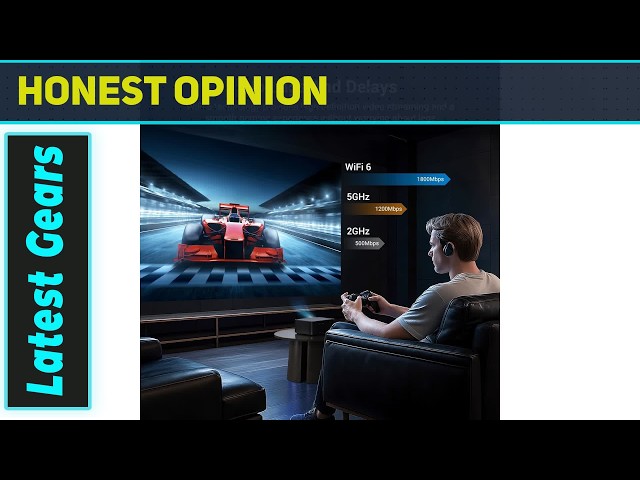 HAPPRUN 1500 ANSI 4K Projector – Best Full HD Smart Streaming Projector