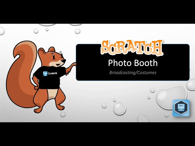 Tutorial: Photo Booth (Scratch project)