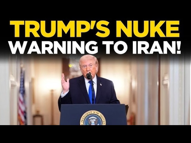 TRUMP SPEECH LIVE | 'No Nuke For Iran!' Trump Issues Ultimate War Warning | US NEWS LIVE