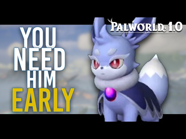 The best 11 Pals for BEGINNERS (Palworld 1.0 Guides)