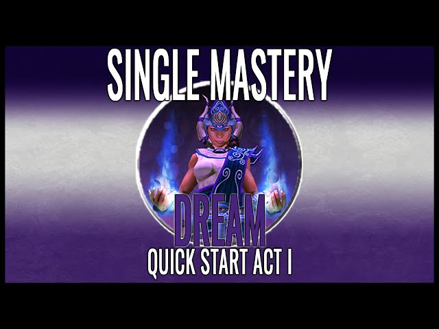 Titan Quest Dream Single Mastery - Act 1 Quickstart
