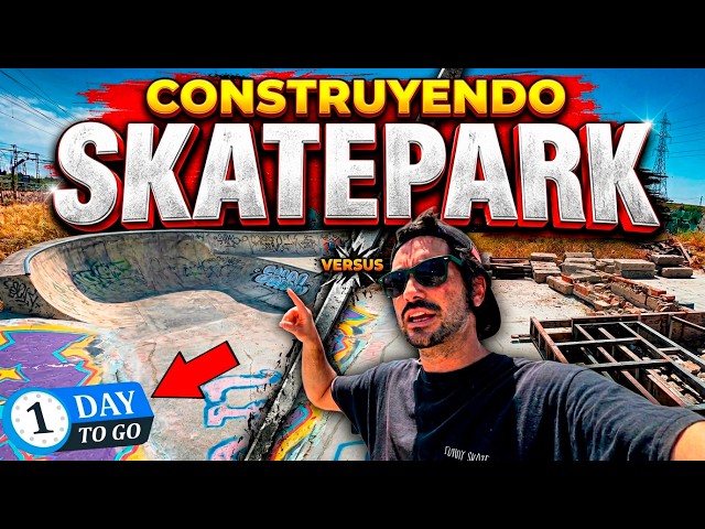 ✅BUILDING A SKATEPARK✅ DOUBLE BOWL !! DIY VAGAPARK / part 1