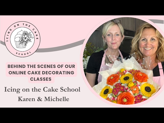 Behind the Scenes of our Online Cake Decorating Classes