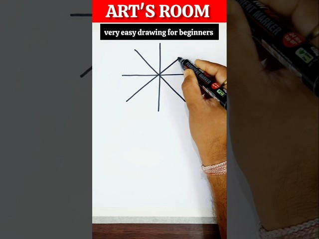 Very Easy Drawing Ideas For Beginners #shorts #youtubeshorts #artsroom